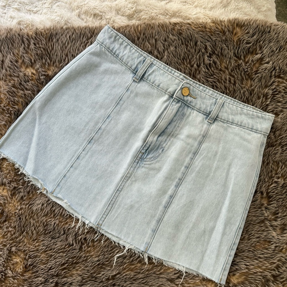 ZARA denim mini skirt, size medium